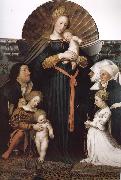 Hans Holbein Our Lady Meyer painting